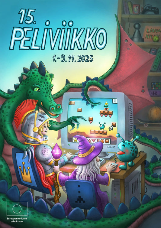 Juliste: Peliviikko 2025 (A3)