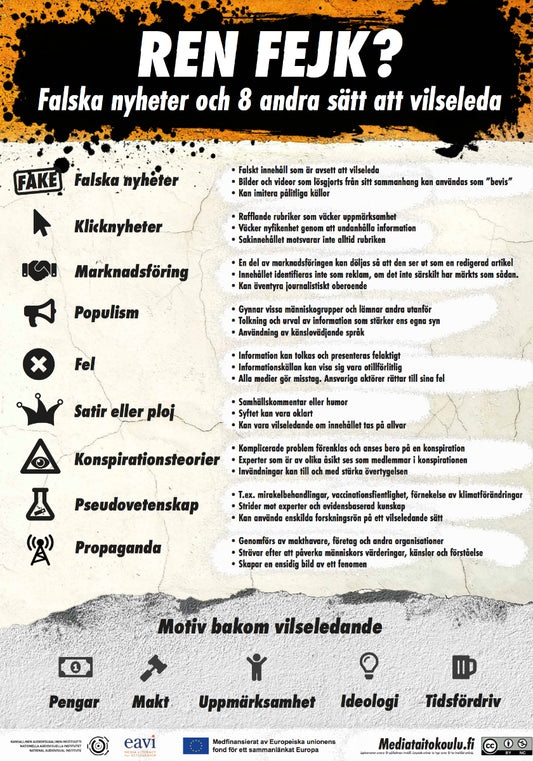 Poster: Ren fejk? (A2)